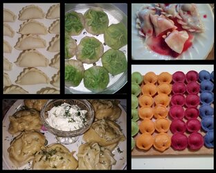 Блюда из пресного теста (пельмени, вареники, манты и пр.)