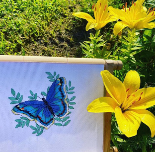 УРОКИ ДЛЯ НАЧИНАЮЩИХ ВЫШИВКА🪡КРЕСТОМ.