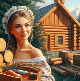 Дом из бревна