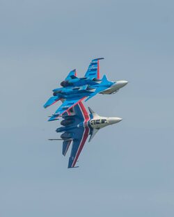 "Русские Витязи" в Иркутске на 90-летии ИАЗ(22.08.24)