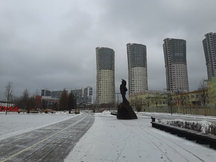 Целиком: Полежаевская, Ходынское поле и окрестности, Триумф Палас, МАДИ и Депо