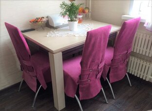 Чехол для стула, кресла, банкетки и подушка-галета
