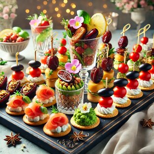 Изысканные угощения для праздника 🥂