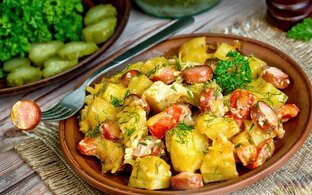 Блюда с картофелем на второе.