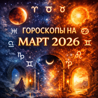 ГОРОСКОПЫ НА МАРТ 2026