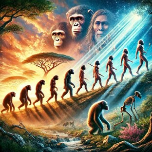 ☄️ Эволюция человека: от Australopithecus к Homo sapiens! 🌍 🔄