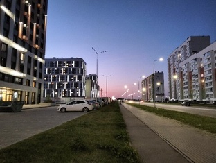 Город , в котором  я живу .