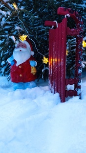 ДЕКОРАТИВНЫЕ НОВОГОДНИЕ САНКИ DIY