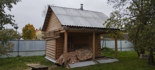 Баня на даче 
