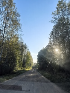 В деревне на даче