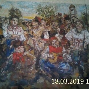 Картины на выставку
