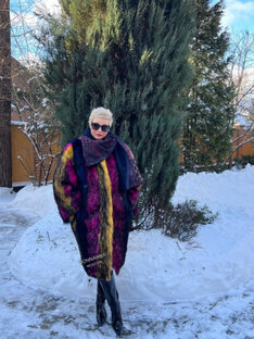 Меховое пальто