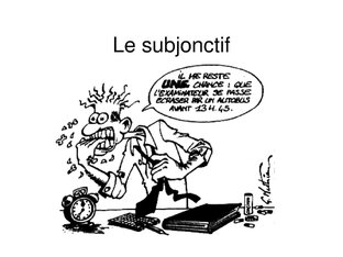 Subjonctif