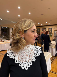 Воротнички из кружева на коклюшках 