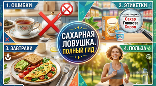 Сахар без паники: как навести порядок в тарелке и анализах