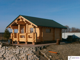 Сруб размером 6 х 9м 