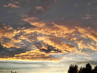 вчера вечером был закат