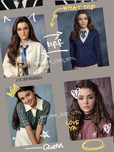 Ханде Эрчел в молодости, глазами нейросети