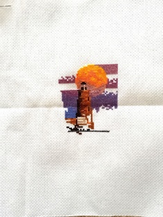 Маяк на закате