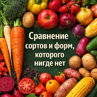 Сравнение сортов и форм, которого нигде нет