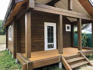 Бани из бруса и бревна