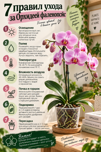 Памятка по уходу за растениями