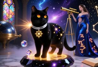 Лунная Шерсть: Астрология, Магия и Стиль для Кошек и Их Людей