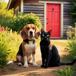 Приключения собаки Агаты и кошки Айны