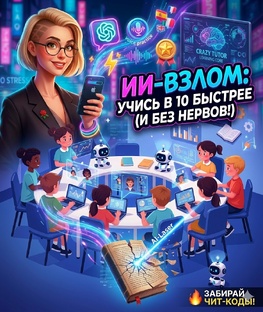 🚀 ИИ-ВЗЛОМ: Учись в 10 раз быстрее (и без нервов!)