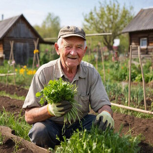 Пенсионеры на грядках