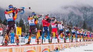 Спорт. Биатлон.