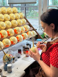 Ручная Роспись от художников мастерской "Рождественское Яблоко"