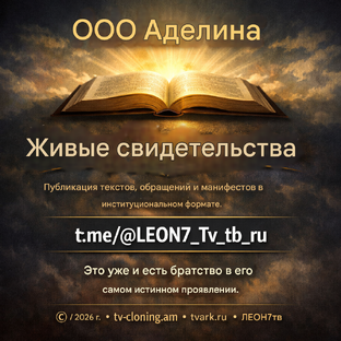 Антропология будущего • Братство Ясного Присутствия
