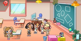 Мы на рисовании сговорились против Олеси .