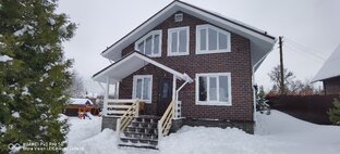 "Lodge" проект дома 7,5х9,0 м