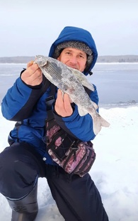 Рыбалка на забереги реки Енисей