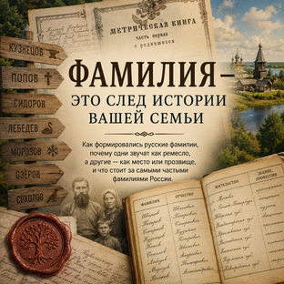 Фамилии: что они на самом деле значат