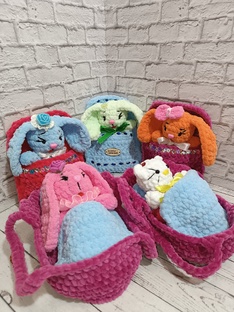 Люльки, корзинки, конверты.