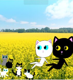 семья Рудольфа 🐈‍⬛🐈🐈‍⬛ 🐈🐈‍⬛