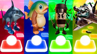 МЕГАМИКСЫ ТРАЛАЛЕЛО ТРАЛАЛА - Итальянский Брейнрот в Tiles Hop