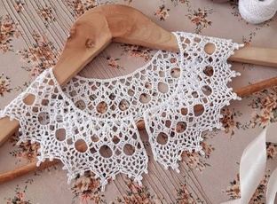 Воротничок крючком для начинающих со схемами