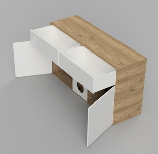 Туалетные тумбы для кошек