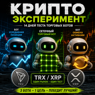 Крипто-эксперимент: 14 дней теста торговых ботов на рынке криптовалют