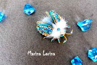 Броши из бисера