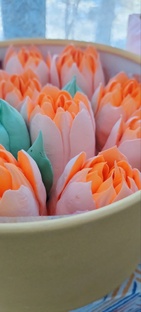 Тюльпаны из зефира
