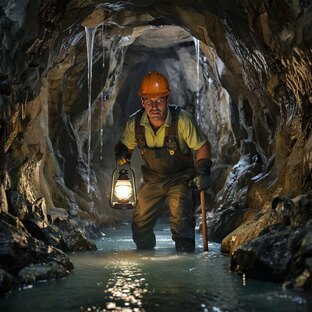 Шахтёры. к центру земли 