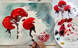 Как рисовать акварелью