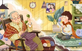 Читаем книгу на китайском - 电话 (diànhuà) "Телефонный звонок"