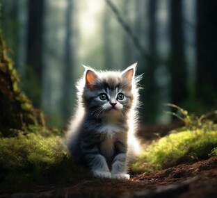 Лесная тайна котёнка (Все части)