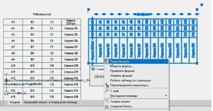 Таблицы в CAD